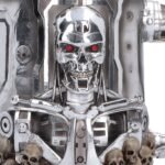 Terminator 2: Judgement Day - T-800 Silver Finish Collectable Resin Tankard (15.5cm) - Image 3