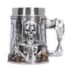 Terminator 2: Judgement Day - T-800 Silver Finish Collectable Resin Tankard (15.5cm) - Image 5
