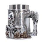 Terminator 2: Judgement Day - T-800 Silver Finish Collectable Resin Tankard (15.5cm) - Image 6