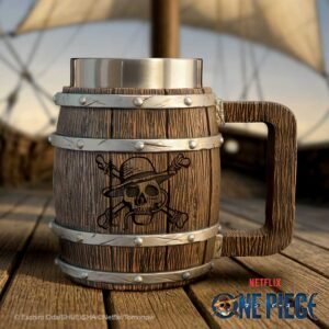 One Piece - Barrel Design Collectable Resin Tankard (16cm)