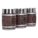 One Piece - Set of 3 Barrel Design Shot Glass Set (8.2cm) - Image 4