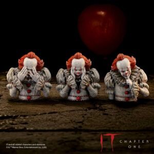 IT - Three Wise Pennywise Resin Figurines (8.2cm)