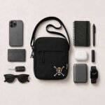 One Piece - Luffy Jolly Roger Black Crossbody Bag (22.8cm) - Image 8