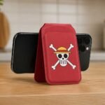 One Piece - Luffy Jolly Roger Red MagSafe Card Holder (10.2cm) - Image 2