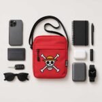 One Piece - Luffy Jolly Roger Red Crossbody Bag (22.8cm) - Image 8